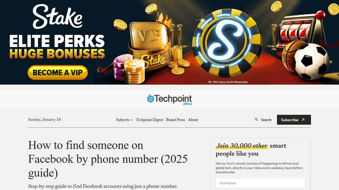 How to find someone on Facebook by phone number (2025 guide)