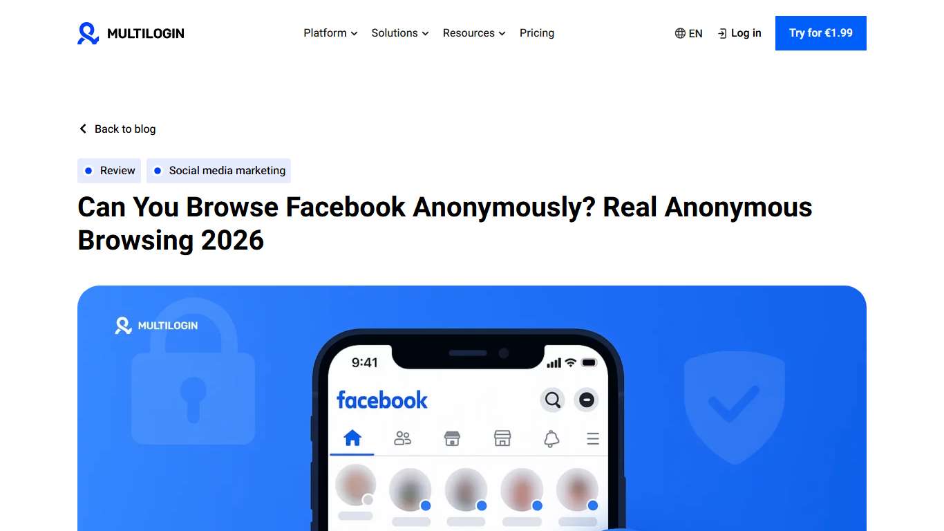 Can You Browse Facebook Anonymously in 2026?